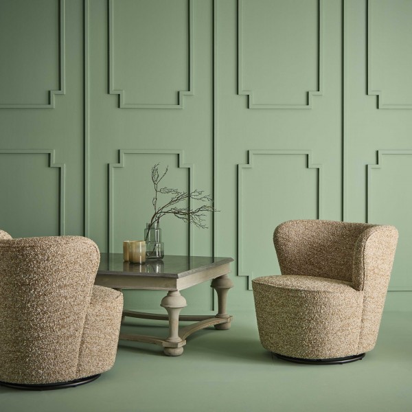 Fauteuil caramel BARNABE